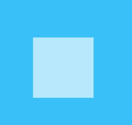 A blue shape moving through a square, a circle, and a triangle.