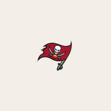 Tampa Bay Buccaneers flag and football artwork by Trae